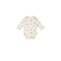 Jamie Kay Organic Cotton Long Sleeve Bodysuit - Lauren Floral