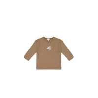 Jamie Kay Pima Cotton Arnold Long Sleeve Top - Tiger Sasha Puppy