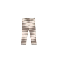 Jamie Kay Organic Cotton Modal Legging - Narrow Stripe Tweed/Cloud