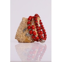 Jaz Flowers Stretchy Doodah Stack Bracelet - Alarna