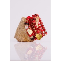 Jaz Flowers Stretchy Doodah Stack Bracelet - Vicki