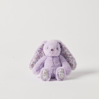 Jiggle & Giggle Floral Bunny Rattle - Lilac