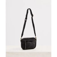 Juju & Co Camera Crossbody Bag - Black