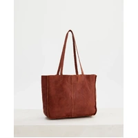 Juju & Co Tumbled Baby Unlined Tote - Tan