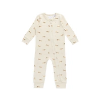 Jamie Kay Organic Cotton Reese Zip Onepiece - Play Ball