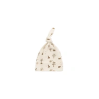 Jamie Kay Organic Cotton Knot Beanie - Honey Bear Cloud