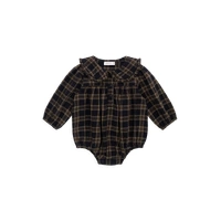 Jamie Kay Organic Cotton Elowen Playsuit - Woodland Check