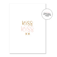 Just Smitten Kiss Kiss Card