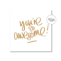 Just Smitten Your So Awesome Card