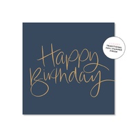 Just Smitten - Birthday Script Navy