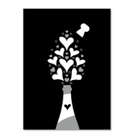 Just Smitten Pop! Fizz Hearts Card
