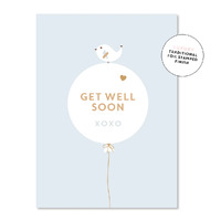 Just Smitten Get Well Soon XOXO Card