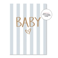 Just Smitten - Baby Bold Stripe Blue