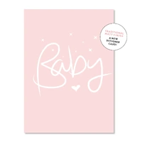 Just Smitten - Baby Script Pink 