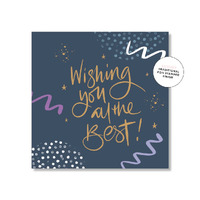 Just Smitten Wishing you all the Best Card
