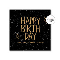 Just Smitten Happy Lets get the Party Started Card