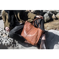 JUJU&CO UNLINED LEATHER TOTE