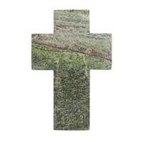 Coast to Coast Chiara Marble Cross 10x15cm - Green