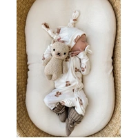 little & fern Zip Romper - Teddies