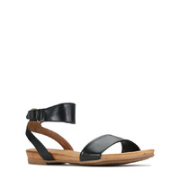 EOS Lauren W Leather Sandal - Black