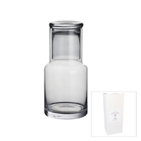 Pure Britt Glass Water Carafe Tumbler - Grey