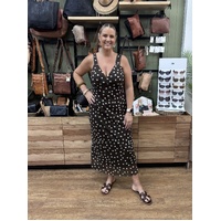 YH & Co Dress - Choc/Wht