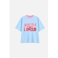 MAKU Amour L'Amour Oversize Tee - Baby Blue