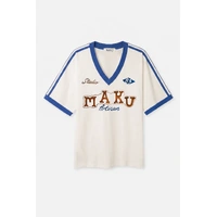 Maku Artisan V-Neck Tee - White
