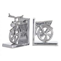 Amalfi Harley Bookends Set 2 - Silver