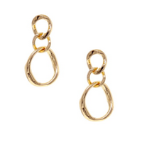 Sun Accessories Tiered Hoop Earrings - Gold