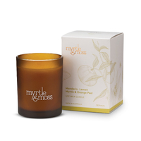 Myrtle & Moss Soy Wax Candle - Mandarin, Lemon Myrtle & Orange Peel