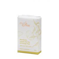 Myrtle & Moss Shea Butter Soap 200g - Mandarin, Lemon Myrtle & Orange Peel