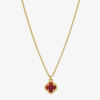 Liberte Reign Gold Necklace - Scarlet