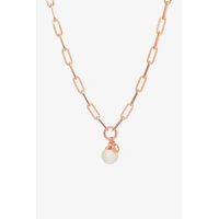 Liberte Hayley Pearl Necklace - Rose Gold