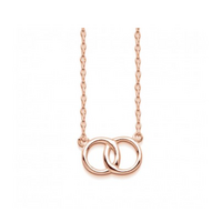 Urbanwall Jewellery Silver Essentials Necklace - Rose Gold