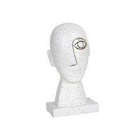 Pure Pablo Resin Cubist Head Single Eye - White