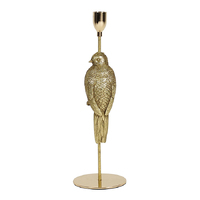 Pure Colby Resin Gold Quetzal Candle Holder