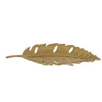 Coast to Coast Amazon Metal Leaf Plate 13x40cm - Gold