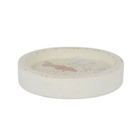 Coast to Coast Arno Terrazzo Candle Plate 10x10cm - Multi