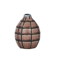 Coast to Coast-OD4224-Linea Ceramic Vase Nude/Grey