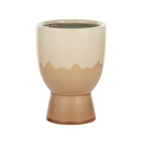 Coast to Coast Aquis Ceramic Vase 13x17.5cm - Nude