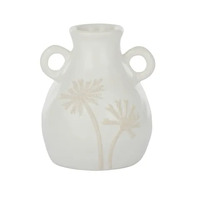 Coast to Coast Faith Ceramic Vase 11.5x13cm - White