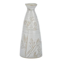 Coast to Coast Oshi Ceramic Vase 7.5x18cm - Ivory