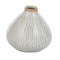 Coast to Coast Sterlyn Ceramic Vase 9x9.5cm - Natural
