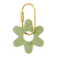 Assemble Kip Resin Flower Key Ring 7cm - Pistachio
