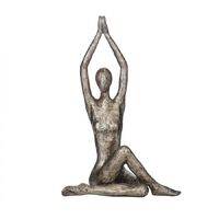 Amalfi Prajna Sculpture 15.5x8x23cm - Silver