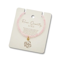 Palas Rose Quartz 'Love' Healing Gem Bracelet