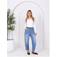 Monaco Jeans Leo Barrel Jeans -  Blue