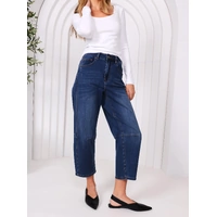 Monaco Jeans Toni Barrel Leg Jeans - Blue