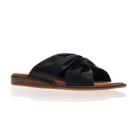 Alfie & Evie Penne Slide - Black